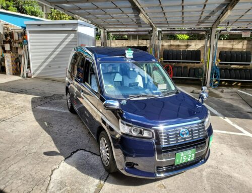 JAPAN TAXIに最新の空気清浄機　Denso　Puremie（ピュアミエ）を設置