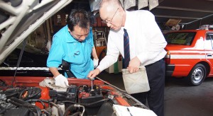 7:50　車両の点検         