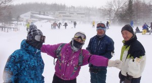 スキー部 福島県の安達太良高原スキー場    