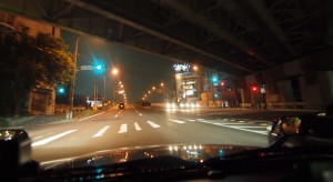 2:30　回送表示にし会社へ向かう    